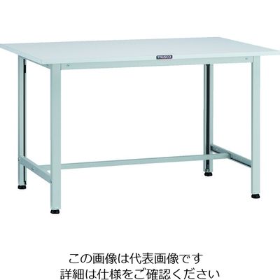トラスコ中山 TRUSCO 軽荷重作業台(200kg)AO型 1200X600XH740 基本タイプ ホワイト色 AO-1260 1台（直送品）