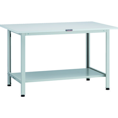 トラスコ中山 TRUSCO 軽荷重作業台(200kg)AO型 1200X750XH740 下棚2枚付 ホワイト色 AO-1275LT2 1台（直送品）