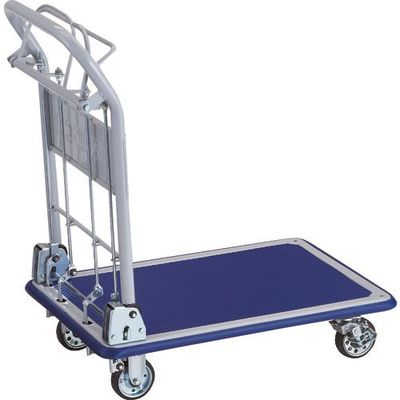 TRUSCO プレス製台車 ドンキーカート 折畳 740X480 ハンド式 ピン式4輪ストッパー付 制動ブレーキ付 101NJKHB4S（直送品）