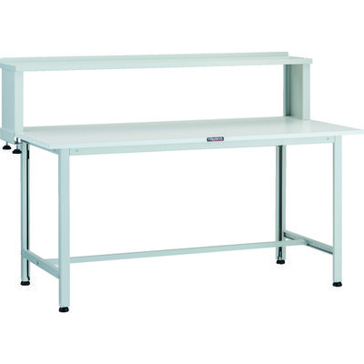 TRUSCO 軽荷重作業台(200kg)AO型 1500X600XH1044(全高) 上棚付 ホワイト色 AO-1560YURB 1台（直送品）