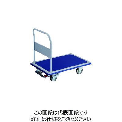 トラスコ中山 TRUSCO 始動アシスト台車 アクセル 915X615 ペダル式 足踏みストッパー付 302NFA-FB 1台（直送品）