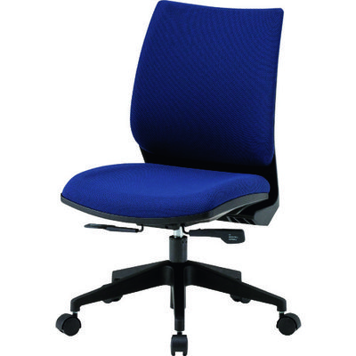 藤沢工業 TOKIO オフィスチェア FSTー88 肘なし ネイビー FST-88-NV 1脚 149-2144（直送品）