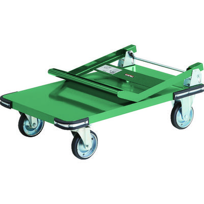 トラスコ中山 TRUSCO 鋼鉄製運搬車 折りたたみ式 900X600 Φ150プレス車 PHO-2 1台 149-5852（直送品）