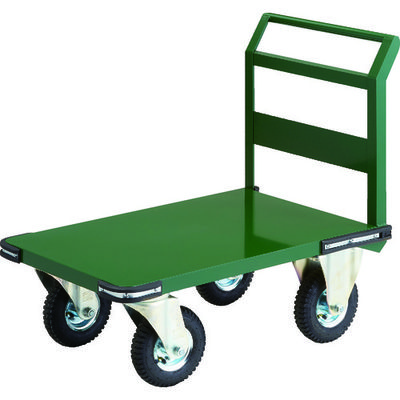 トラスコ中山 TRUSCO 鋼鉄製運搬車 900X600 プレス製空気入タイヤ PH-2-AR 1台 149-5859（直送品）