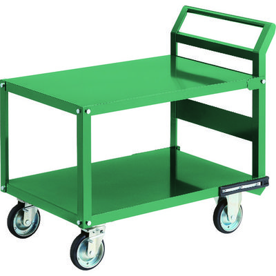 トラスコ中山 TRUSCO 鋼鉄製運搬車 900X600 片袖2段型 プレス車 自在ストッパー付車輪 PH-22 1台 149-5863（直送品）