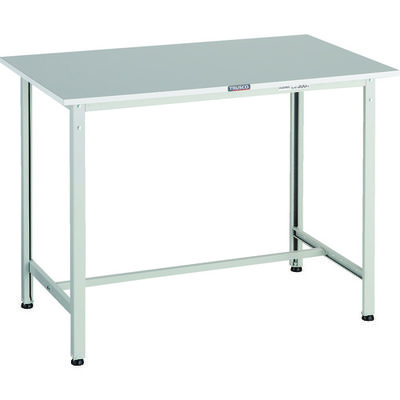 TRUSCO 軽荷重立作業台(300kg)HAE2型 RoHS2対応天板 1200X900XH900 ホワイト色 HRAE2-1209 W（直送品）