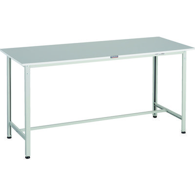 TRUSCO 軽荷重立作業台(300kg)HAE2型 RoHS2対応天板 1800X600XH900 ホワイト色 HRAE2-1860 W（直送品）