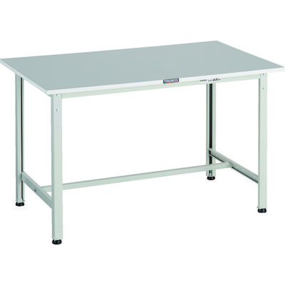 TRUSCO 軽荷重作業台(300kg)RAE2型 RoHS2対応天板 1200X900XH740 ホワイト色 RAE2-1209 W 1台（直送品）