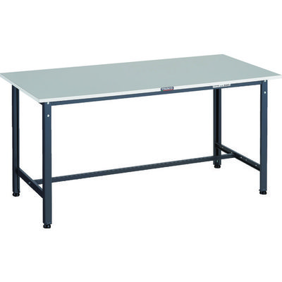 TRUSCO 軽荷重作業台(300kg)RAE2型 RoHS2対応天板 1500X600XH740 ダークグレー色 RAE2-1560 DG（直送品）