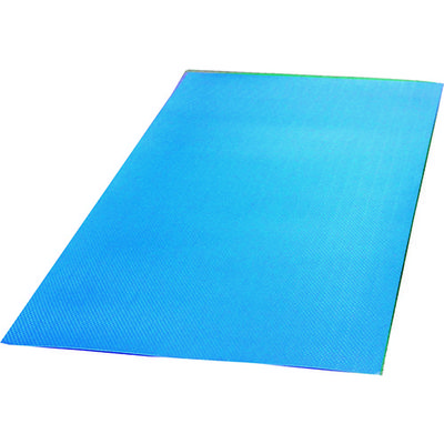 ワニ印 たためるダイヤボードα(アルファ)クッション材付三つ折り・3.5mm厚・巾900mm長さ1800mmブルー 004943（直送品）