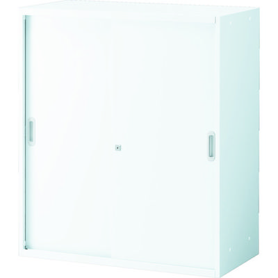 トラスコ中山 TRUSCO ユニット型壁面書庫 スチール引違い H1050 W色 USRW-11 1台 149-8036（直送品）