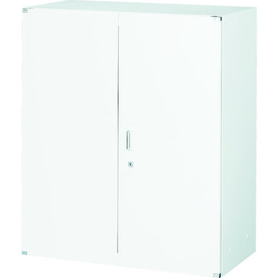 トラスコ中山 TRUSCO ユニット型壁面書庫 D400 両開き H1050 W色 UFHW-11 1台 161-2504（直送品）