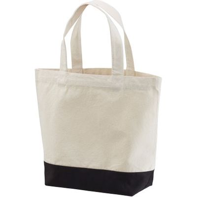 キャブ United Athle（ユナイテッドアスレ） 1460-01 トートバッグ ナチュラル/ブラック S 1包（10枚入）（直送品）