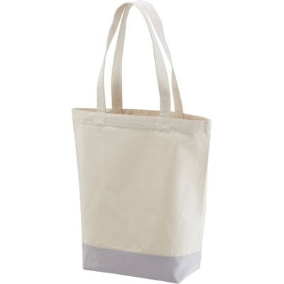 キャブ United Athle（ユナイテッドアスレ） 1460-01 トートバッグ ナチュラル/ライトグレー M 1包（10枚入）（直送品）