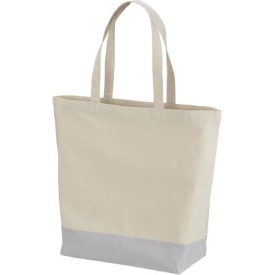 キャブ United Athle（ユナイテッドアスレ） 1460-01 トートバッグ ナチュラル/ライトグレー L 1包（10枚入）（直送品）