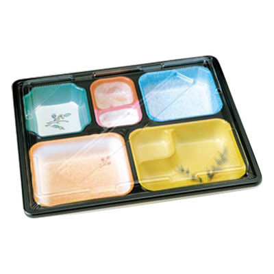 タカギ産業 TS-110 味彩ごぜん 本体柄付 透明蓋セット 157779 400セット（20×20）（直送品）