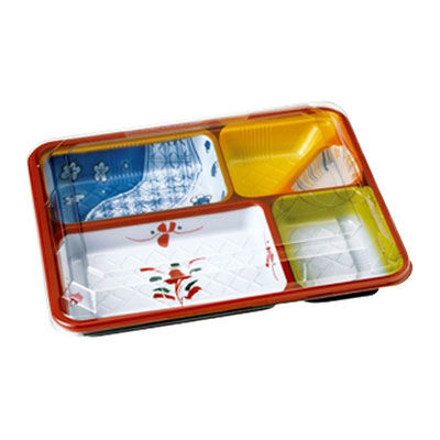 タカギ産業 TSR-80-60 夢彩ごぜん 本体柄付 透明蓋セット 350065 900セット（50×18）（直送品）