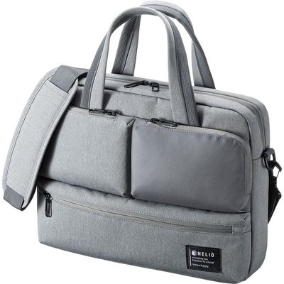 サンワサプライ 軽量カジュアルPCバッグ 13.3インチワイド グレー BAG-CA11GY 1個（直送品）