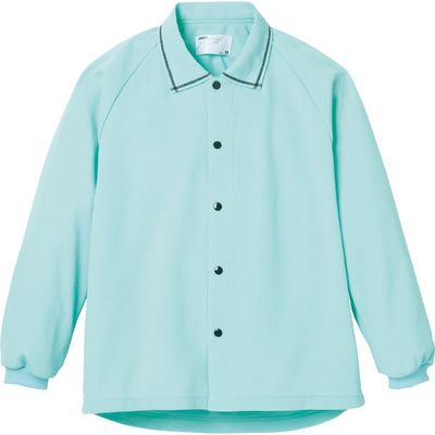 日本エンゼル サニーポロシャツ（長袖）　5585-A　グリーン　LL 1枚　【介護用衣類】介援隊カタログ（直送品）