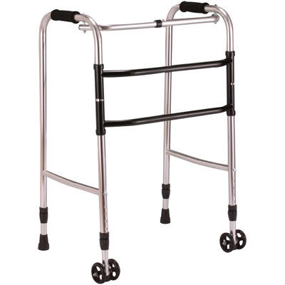 クリスタル産業 交互歩行器(折りたたみ型)　AL-100AL 1台　【歩行車・歩行器】介援隊カタログ（直送品）