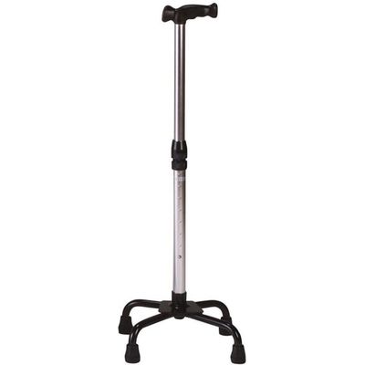 クリスタル産業 機能型クォードケイン　AL-130　シルバー 1本　介援隊カタログ（直送品）