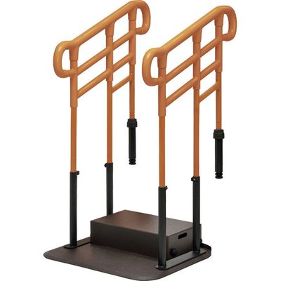 モルテン ルーツHS　あがりかまちタイプ　H型　両手すり　MNTPMKH2SBR　ステップ台付 1台　介援隊カタログ（直送品）