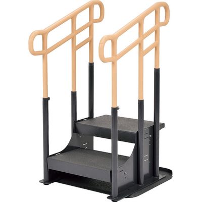 モルテン ルーツ　アウトドア段差タイプ　ステップ台2段　MNTPOKW2　両手すり 1台　【歩行補助】介援隊カタログ R0895（直送品）