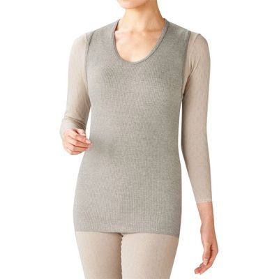 セルヴァン 備長炭あたたかロングベスト　015090000 1枚　【介護用衣類】介援隊カタログ（直送品）