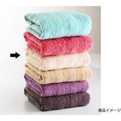 ナストーコーポレーション 縞彩 Shimaーiro バスタオル オフホワイト 10枚 900721 1ケース(10枚入)（直送品）