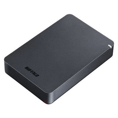 バッファロー USB3.1(Gen.1)対応 耐衝撃ポータブルHDD 5TB ブラック HD-PGF5.0U3-GBKA 1台（直送品）