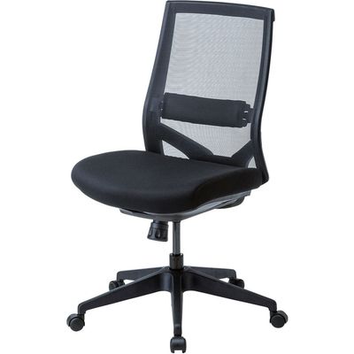 サンワサプライ メッシュチェア 高耐荷重 耐荷重 120kg ブラック SNC-NET20BK 1個（直送品）