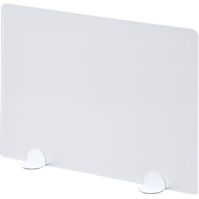 サンワサプライ デスクパーティション 自立型 幅600×奥行105×高さ450mm フロスト調 SPT-DPJR60H （飛沫防止・飛沫対策） 1個（直送品）