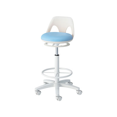 アズワン ナースチェア(ラクーン) リング付き ブルー NV-RB 1個 7-7517-02（直送品）