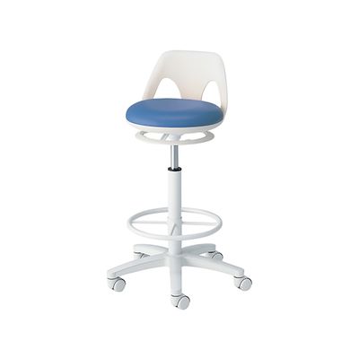 アズワン ナースチェア(ラクーン) リング付き ネイビー NV-RN 1個 7-7517-05（直送品）
