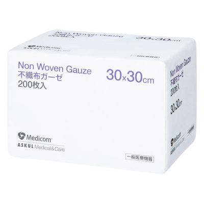メディコムジャパン メディコム バイタル不織布ガーゼ 30X30cm JNW310110 1包(200枚入) オリジナル