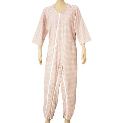 松本ナース産業 ビエラねまき　Wファスナー股付　普通ファスナー　4300　ピンク　M 1枚　【介護用衣類】介援隊カタログ（直送品）