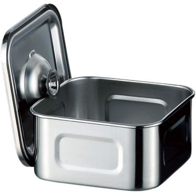 ＡＧ１８ー８　浅型角キッチンポット　１９ｃｍ　1個 127190　赤川器物製作所（直送品）