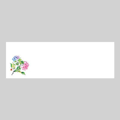 おてもとマット　上質ー３１１２　あじさい　10冊（1000枚入） 389254　カミイソ産商（直送品）