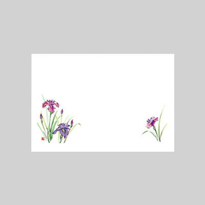 テーブルマット　尺３寸　Ｎｏ．２１８　しょうぶ　10冊（1000枚入） 72000218　カミイソ産商（直送品）