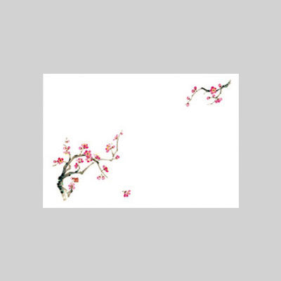 テーブルマット　尺３寸　Ｎｏ．２３０　梅　10冊（1000枚入） 72000230　カミイソ産商（直送品）