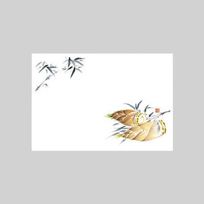 テーブルマット　尺３寸　Ｎｏ．２６０　たけのこ　10冊（1000枚入） 72000260　カミイソ産商（直送品）
