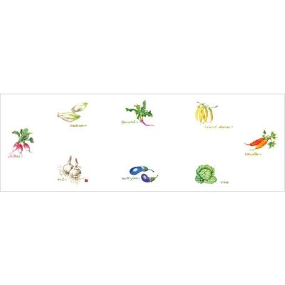 おてもとマット　Ｎｏ．３４６７　旬の野菜　10冊（1000枚入） 77003467　カミイソ産商（直送品）