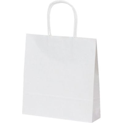 ベルベ １５３６　自動紐手提袋　ＴーＡ５　白無地　200枚（25×8）（直送品）