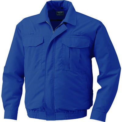 空調服 綿薄手フルハーネス仕様ウエアのみ ダークブルー M KU9055F-C14-S2 1着 144-6679（直送品）