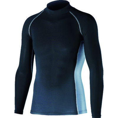 おたふく手袋 おたふく 冷感・消臭 パワーストレッチ長袖ハイネックシャツ ホワイト S JW-625-WH-S 1着 759-1144（直送品）