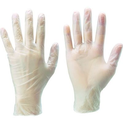 SHOWA ビニール使い捨て手袋 NO806 ナイスハンドお手軽手袋 100枚入 Sサイズ NO806-S 1箱(100枚)（直送品）