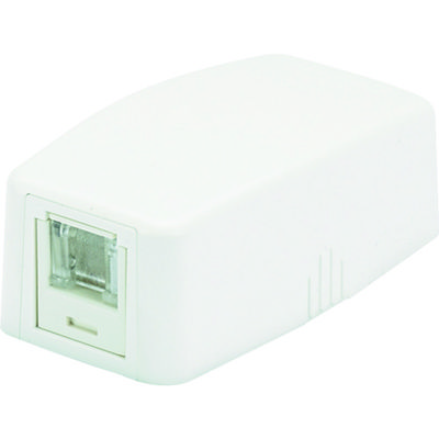 パンドウイットコーポレーション PANDUIT CAT5Eスプリングシャッター付きローゼットキット 1個口 白 JOQ1H500 1個（直送品）