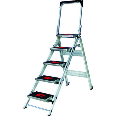 長谷川工業 ハセガワ リトルジャイアント セーフティステップ 折りたたみ式作業台1.14M LG-10510B 1台 434-3603（直送品）