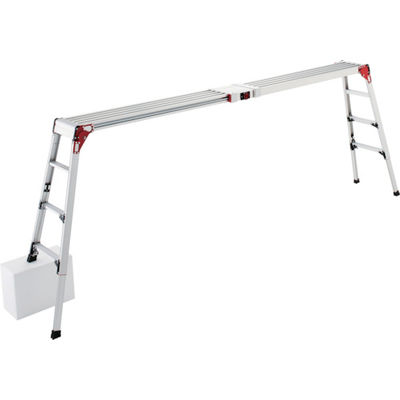 長谷川工業 ハセガワ 天板・脚部伸縮式足場台 DSL型 4段 DSL1.0-2712 1台 818-4752（直送品）