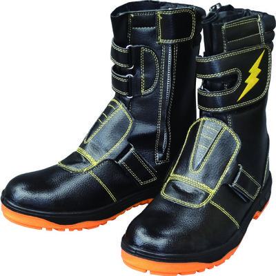 福山ゴム工業 福山ゴム キャプテンプロセフティー 3 ブラック 25.0 CPS3BK-25.0 1足 835-4075（直送品）